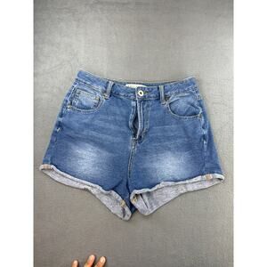 Bullhead Denim Pacsun Juniors Denim Jean Shorts‎ Distressed Dark Wash Size 5